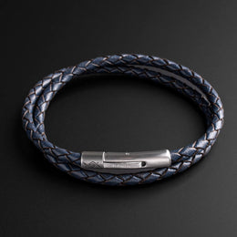Alden – 4mm Double-Layer Cowhide (Navy)