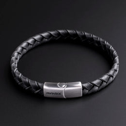 Baxter – Black Braided Leather