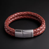 Rhys – 6mm Black Leather Bracelet