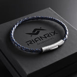 Ben - 4mm Leather Bolo Bracelet (Dark Blue)