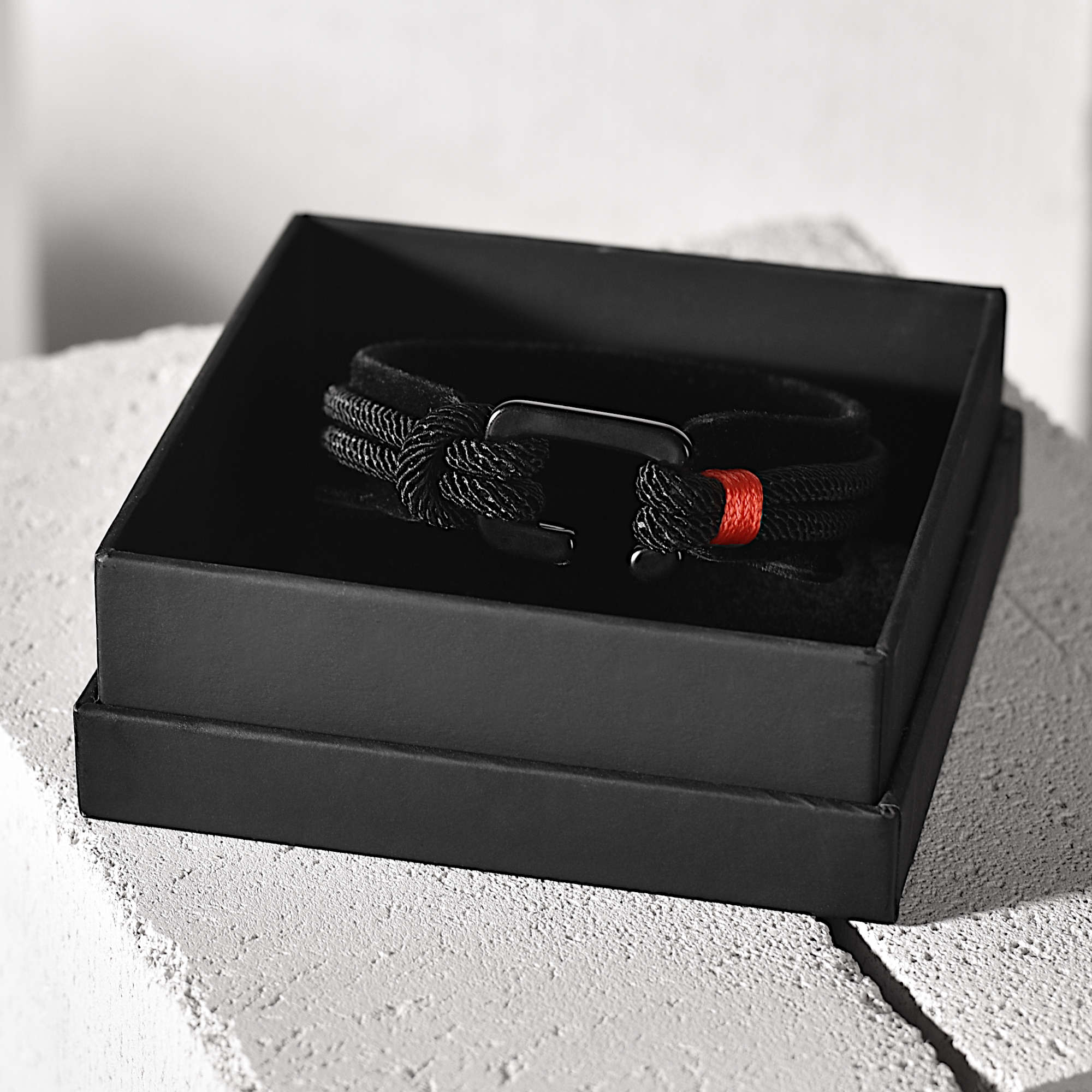 Blaze - Milan Rope Bracelet in Black