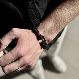 Blaze - Milan Rope Bracelet in Black