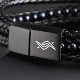 Blueeye — Blue Tiger Eye Multi-Layer Bracelet