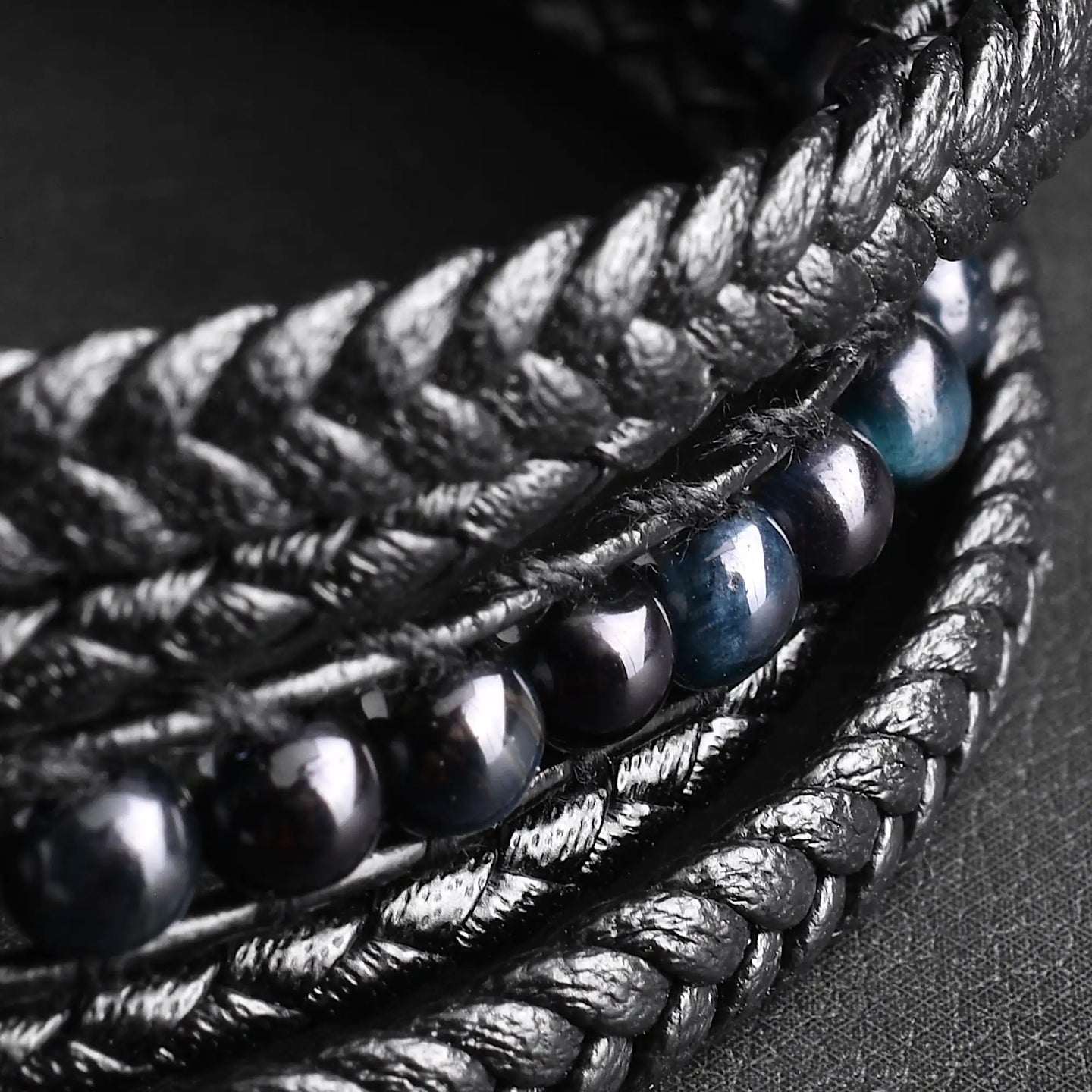 Blueeye — Blue Tiger Eye Multi-Layer Bracelet