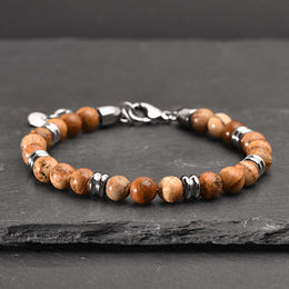 Canyon - Picture jasper natural stone bracelet