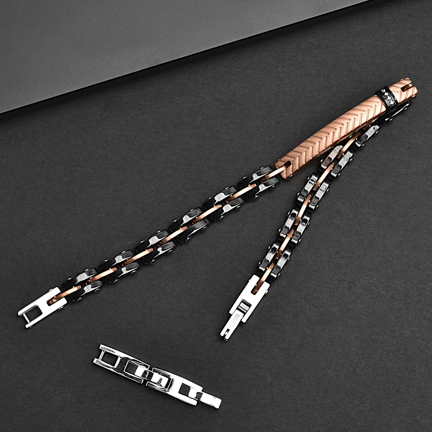 Drax - Adjustable Stainless Steel Chain Bracelet