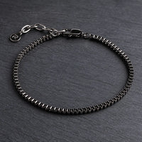 Hawke × Flint - Twisted Rope & Gunmetal Bracelet Stack
