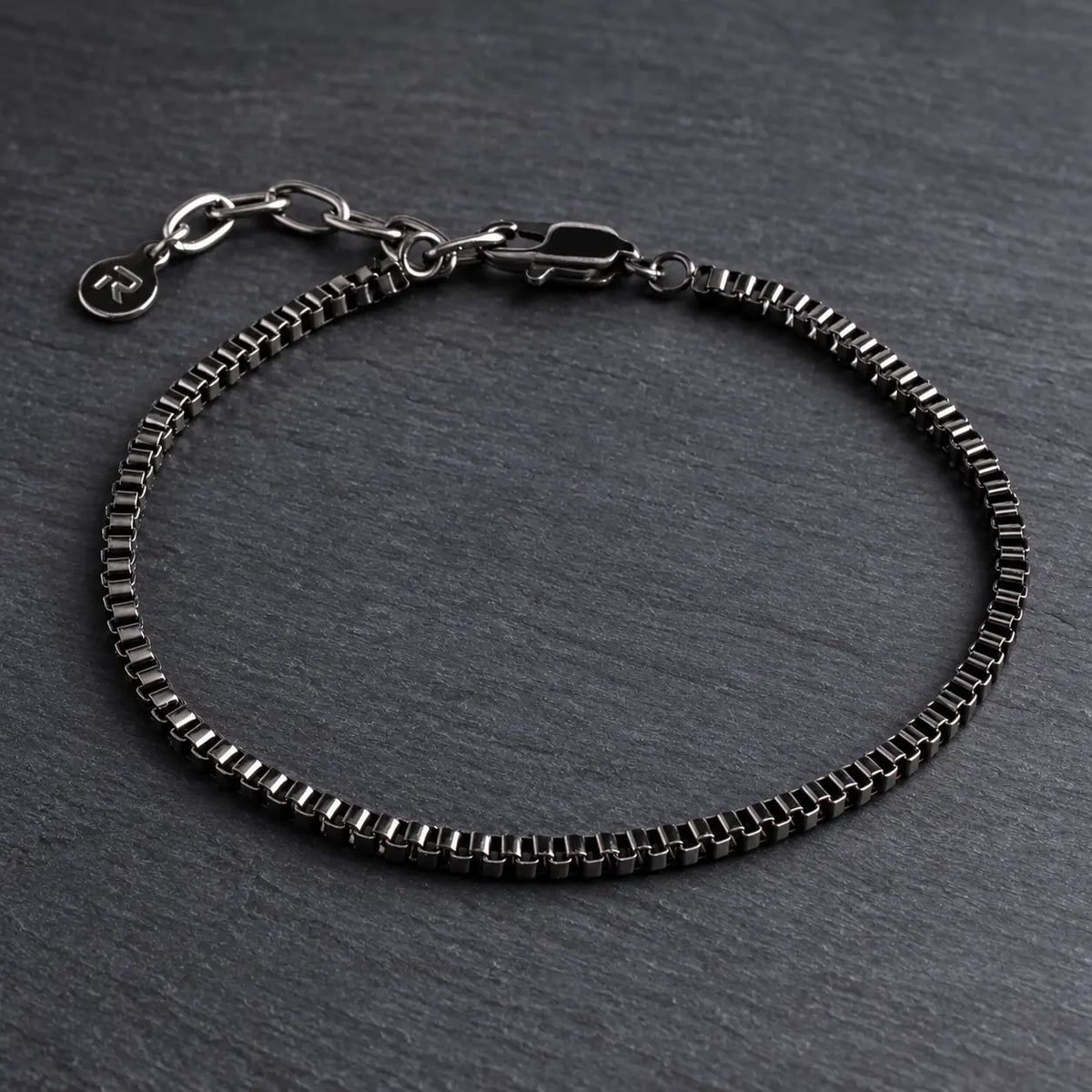 Hawke × Flint - Twisted Rope & Gunmetal Bracelet Stack