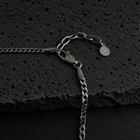 Forge — 3mm Black Curb Chain