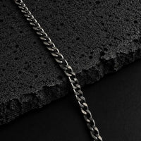 Forge — 3mm Black Curb Chain