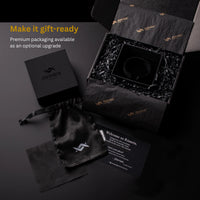 Onyx — Leather Bracelet with Onyx Stone