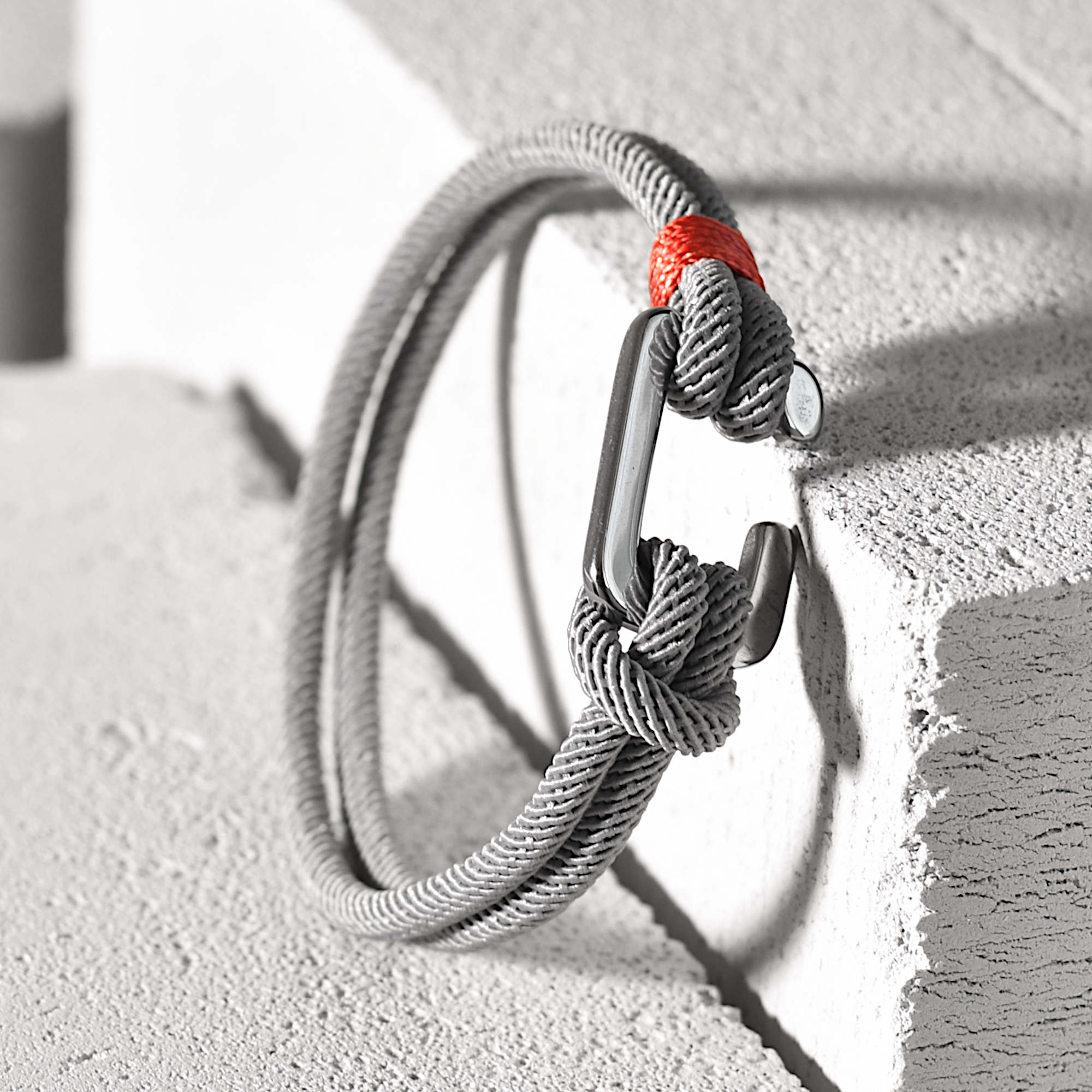 Greyson - Milan Rope Bracelet in Steel Grey