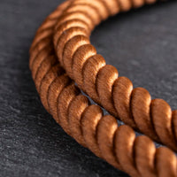 Hawke × Flint - Twisted Rope & Gunmetal Bracelet Stack