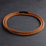 Hawke × Flint - Twisted Rope & Gunmetal Bracelet Stack