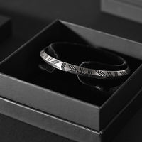 Jaxon – Engraved Stainless Steel Cuff