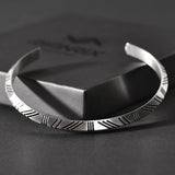 Jaxon – Engraved Stainless Steel Cuff