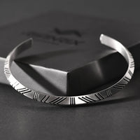 Jaxon – Engraved Stainless Steel Cuff