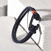 Jett - Milan Rope Bracelet in Dark Blue