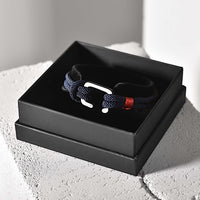 Jett - Milan Rope Bracelet in Dark Blue