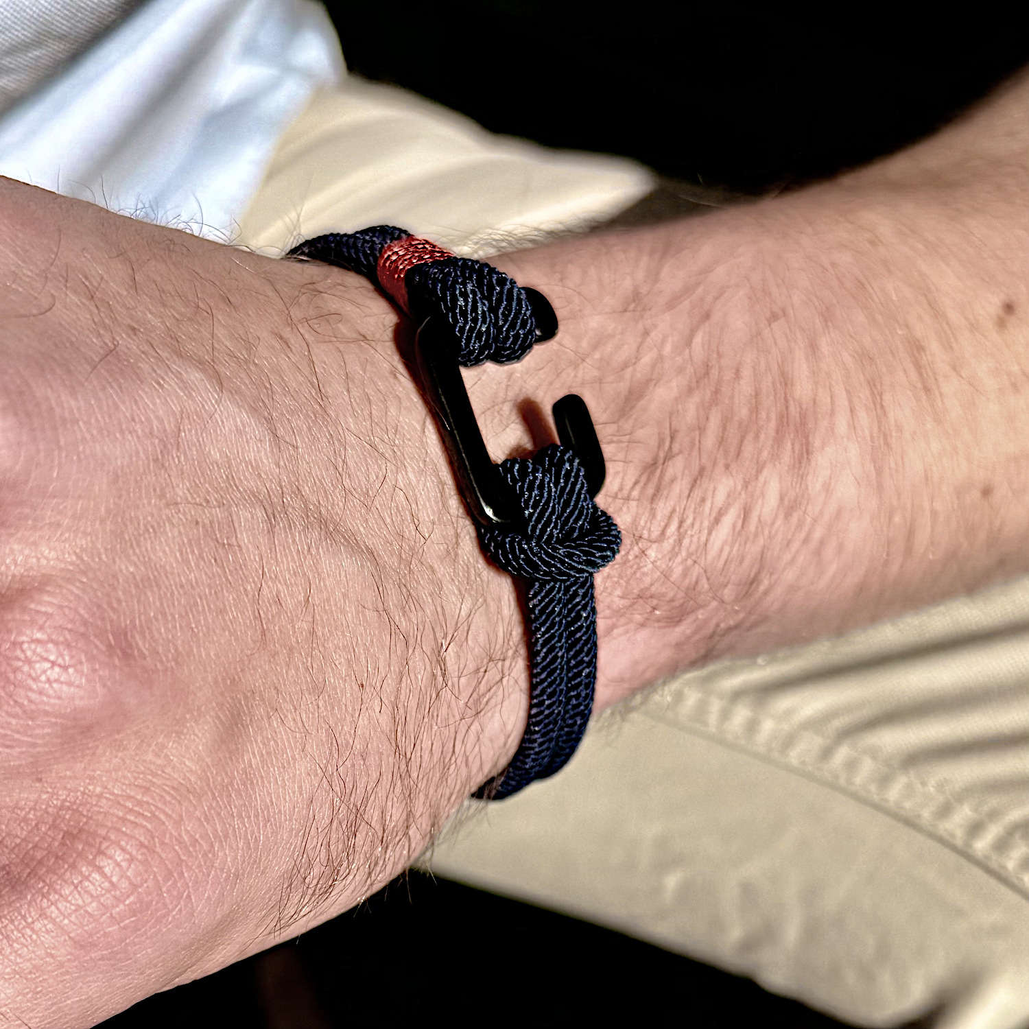 Jett - Milan Rope Bracelet in Dark Blue