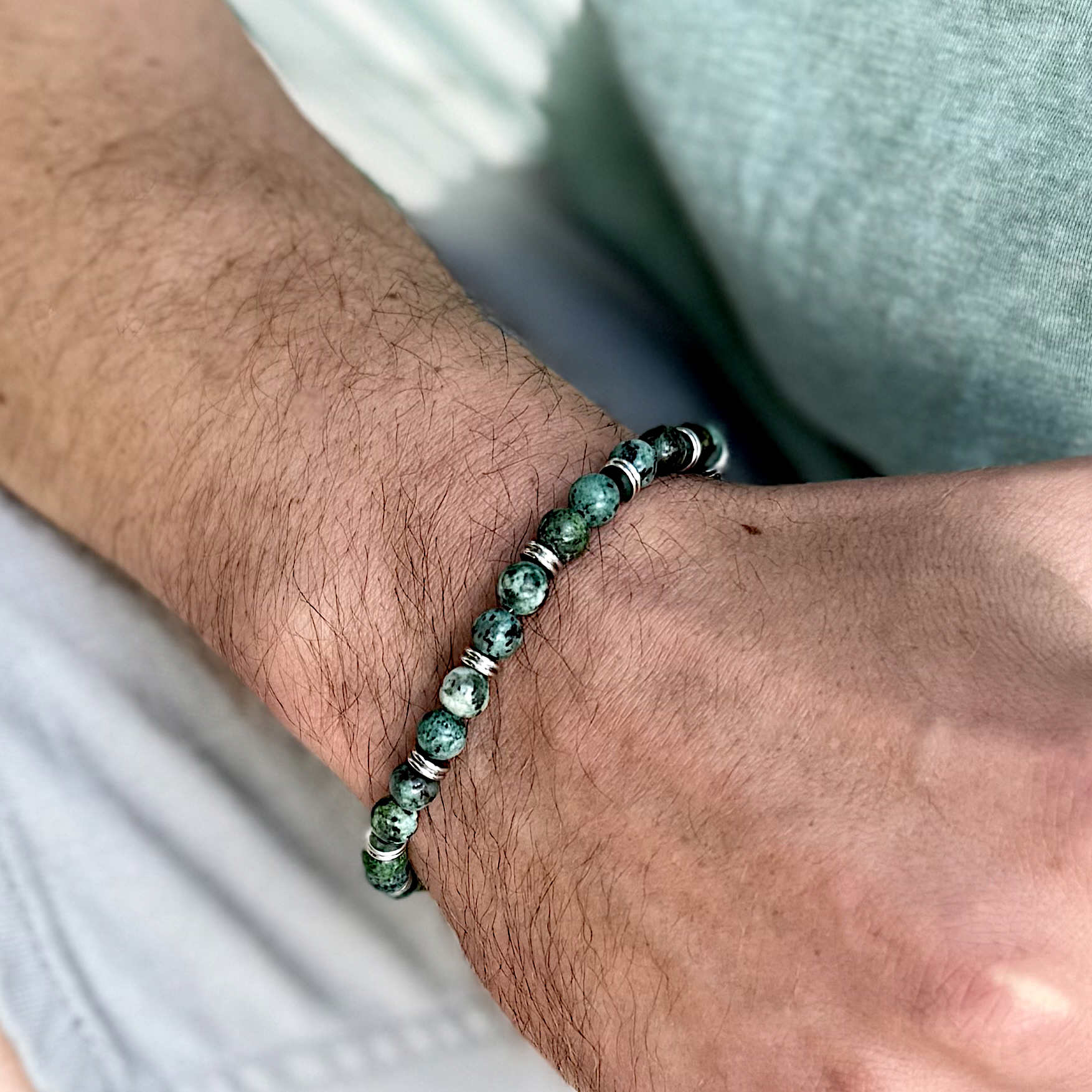 Kano - African turqoise natural stone bracelet