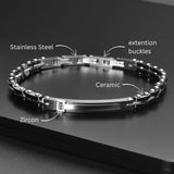 Kronox - Adjustable Stainless Steel Chain Bracelet