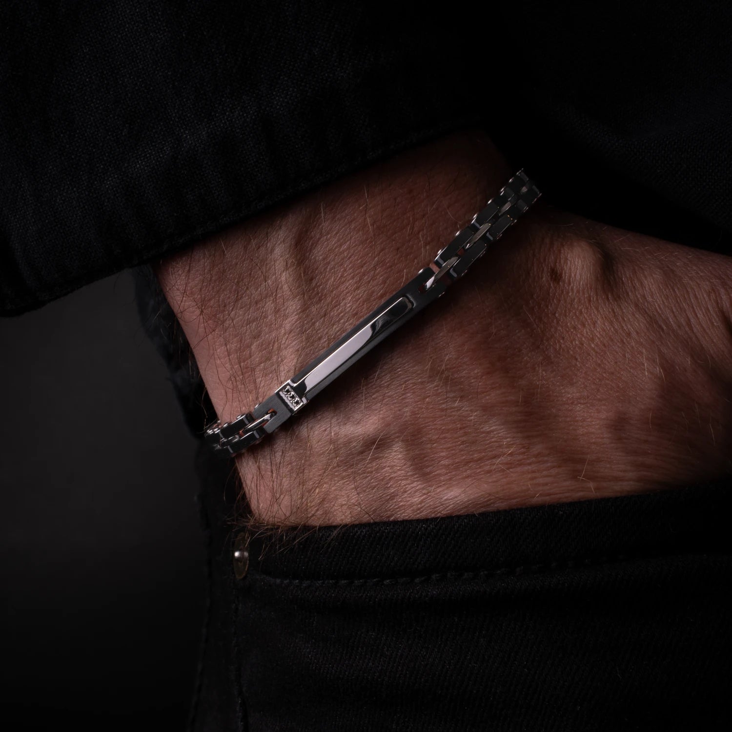 Kronox - Adjustable Stainless Steel Chain Bracelet
