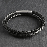 Lennox – 4mm Super Soft Nappa Bracelet (Classic Black)