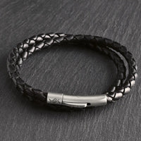 Lennox – 4mm Super Soft Nappa Bracelet (Classic Black)