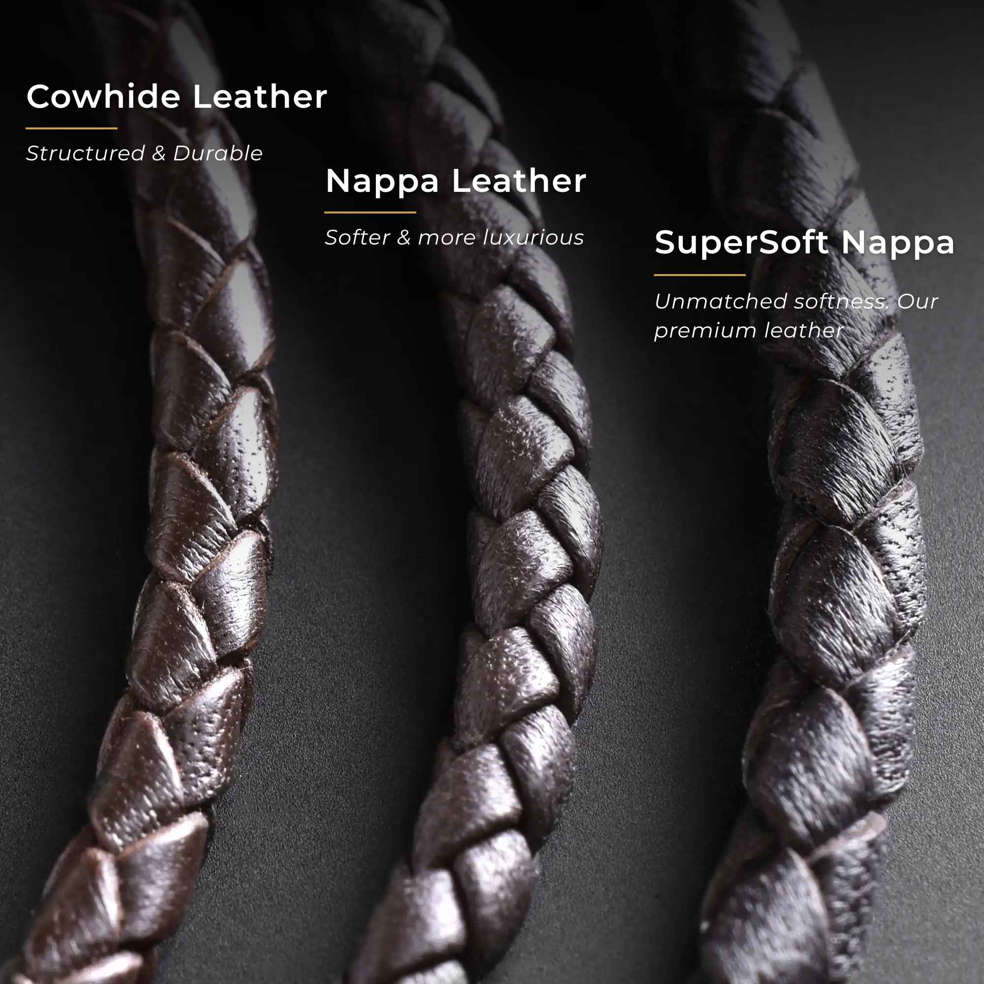 Liam - 4mm Leather Bolo Bracelet (dark brown)