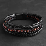 The Axton Set – Men’s Bracelet Bundle (Triple Leather)