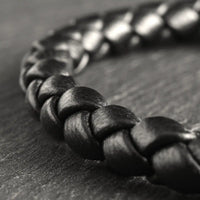 Nightfall - 6mm Nappa Leather Bracelet (Classic Black)