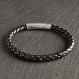 Nightfall - 6mm Nappa Leather Bracelet (Classic Black)