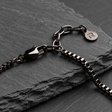 Hawke × Flint - Twisted Rope & Gunmetal Bracelet Stack