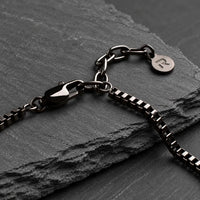 Hawke × Flint - Twisted Rope & Gunmetal Bracelet Stack