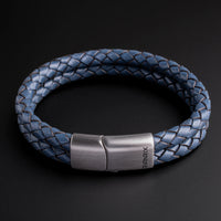 Rhys – 6mm Black Leather Bracelet