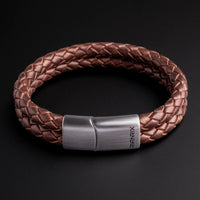 Rhys – 6mm Black Leather Bracelet
