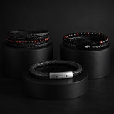 The Axton Set – Men’s Bracelet Bundle (Triple Leather)